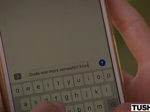 Села попочкой на толстый хуй